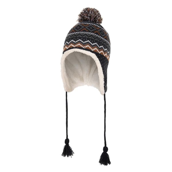 Nordisk Sherpa-foret Trapper Hat til mænd_Kvalitetsgåvor Navy One Size