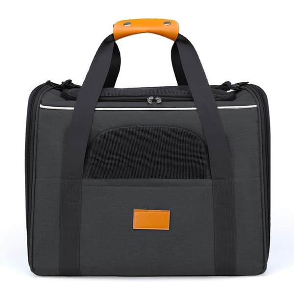 Breathable and Foldable Cat Carrier with Plush Mattress (max 7 kg, 44 * 31 * 34 cm)