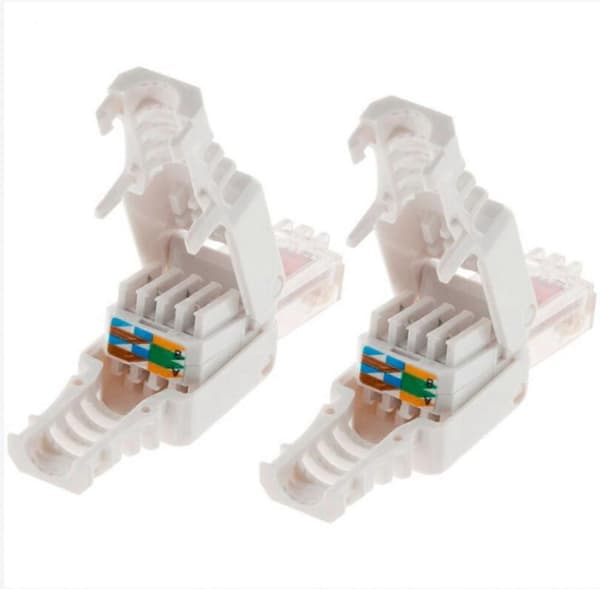 10-pack RJ45 CAT 6 verktygsfria kontakter