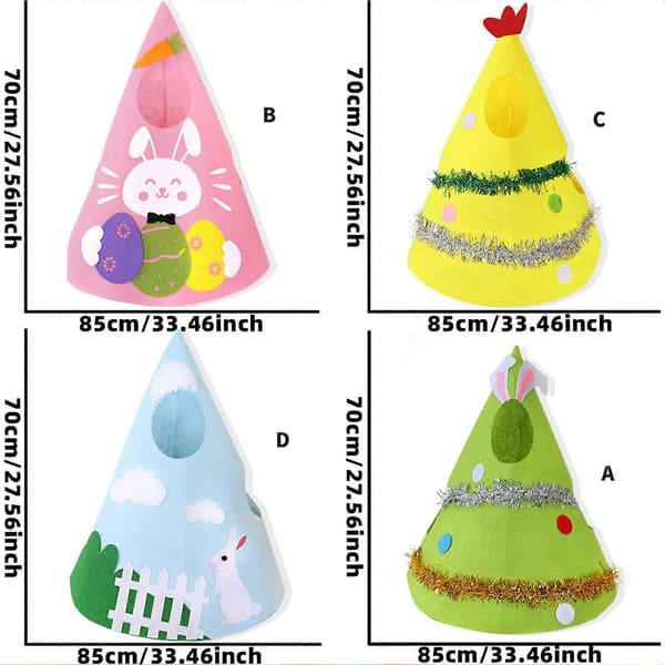Påskeharer/kyllingkostumer Påske-rollespilskostumer Børn Dyreudklædning til festdekoration Rabbit Easter Egg Pi