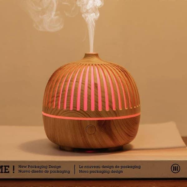 Højkvalitets Cool Mist Luftfugter 3-i-1 Æterisk Olie Diffuser 30 dB Støjsvag Luftfugter Auto-sluk Ultralyd Luftfugter Mini Luftfugtere til Soveværelse Ba