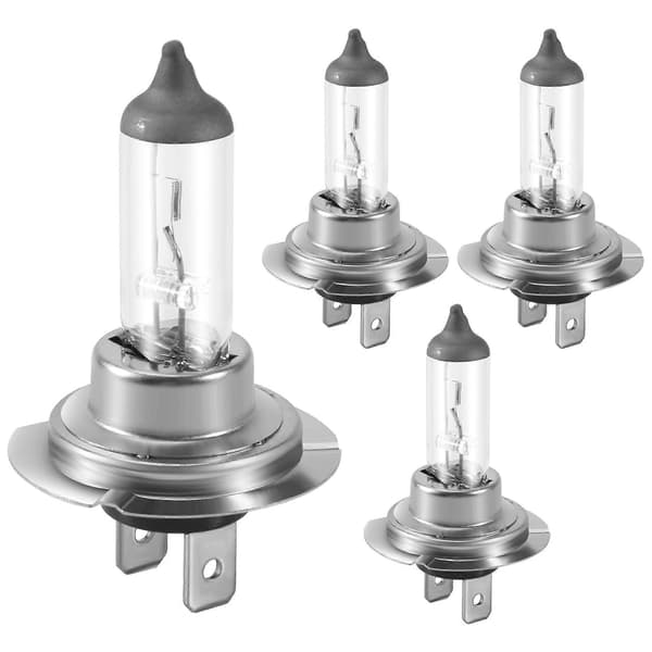 4 X H7 Bil Forlygtepærer 12V / 55W Halogen Standard Lampe Lys Silver