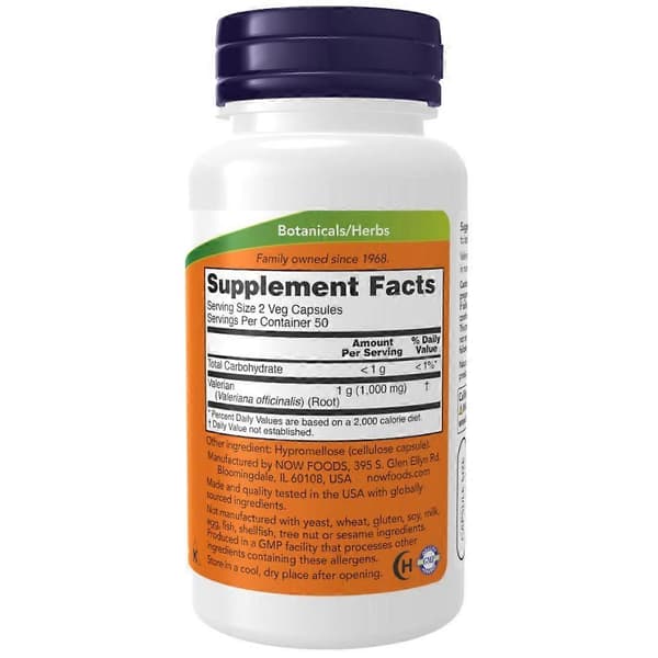 Baldrianrod 500mg Kapsler 250_Kvalitetsgåvor