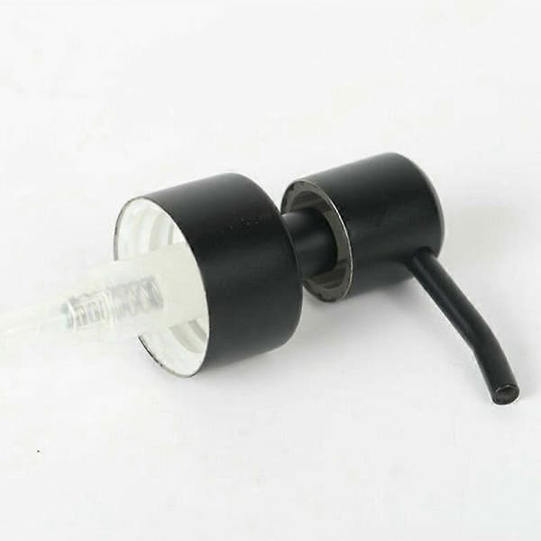 Sort Sæbedispenser, 350 ml Easy Squeeze Dispenser Pumpeflaske, Rustfri Metal Sæbe- og Lotiondispensere_Kvalitetsgave