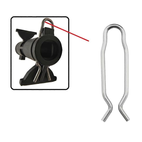 5 st trycktvättsfjäderklämma 50372210 för Karcher K2 K3 K4 K5 K6 K7 trycktvättsslangfjäderklämma Silver