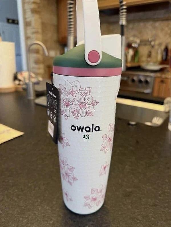 Owala FreeSip Sway 30oz Zalea Masters Theme Golf Vattenflaska B