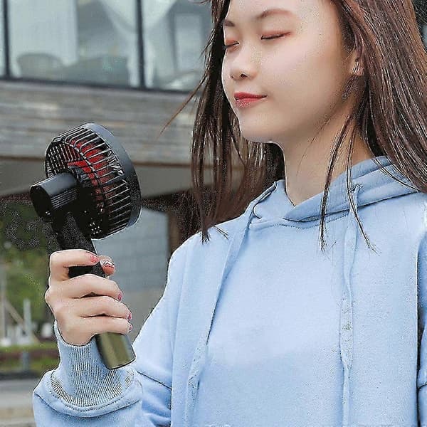 Mini Håndholdt Ventilator Bærbar USB Genopladelig Luftkøler 5000mah Batterikapacitet