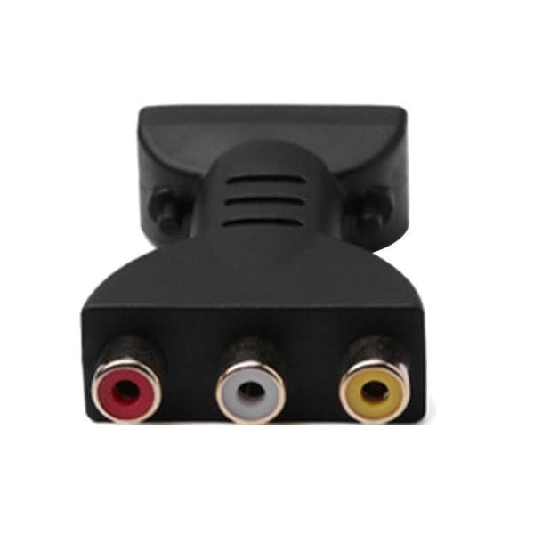 HDMI Han til 3 RCA Hun Komposit AV Audio Video Præcis ღ