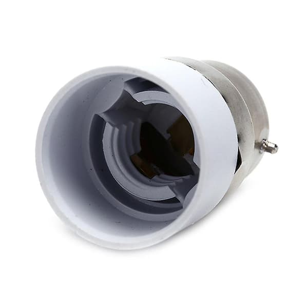 B22 - E14 -lampun kanta jatkojohto adapteri pidike yllätyslahja White 1pc