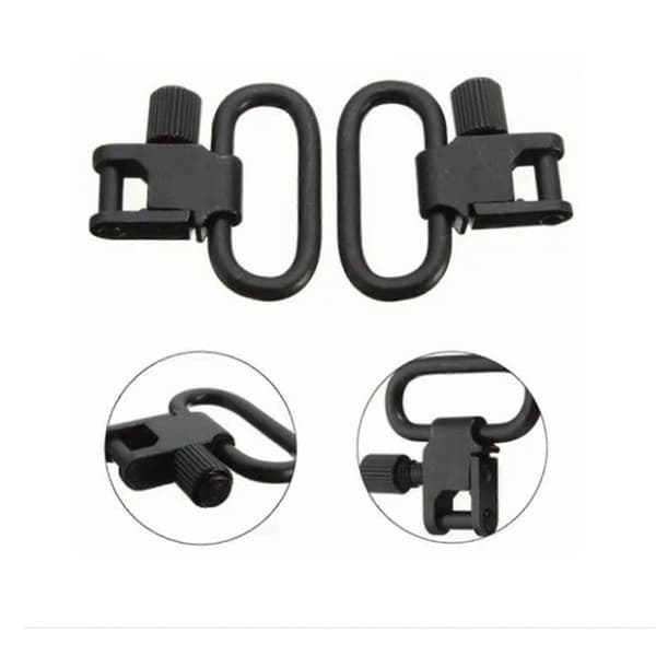 1in QD Spennebase Solid Jern Hurtigutløser 3 Skruer 2 Løkkspenner Sett for Stropper_Bra saker