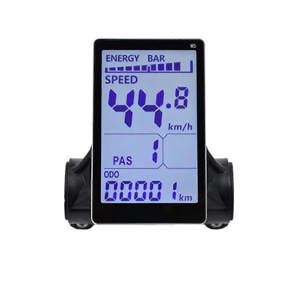 M5 Elektrisk Sykkel LCD Display Måler 24V 36V 48V 60V E Scooter LCD Panel Skjerm for Mountain Electric_Bra saker Black