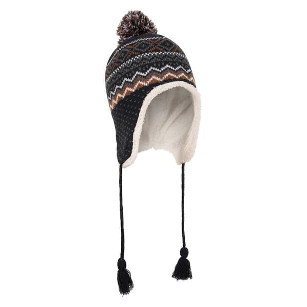 Nordisk Sherpa-foret Trapper Hat til mænd_Kvalitetsgåvor Navy One Size