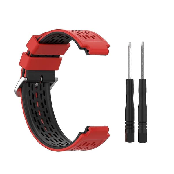 Garmin Approach S2 / S4 silikoniranneke_Edulliset lahjat Red Black