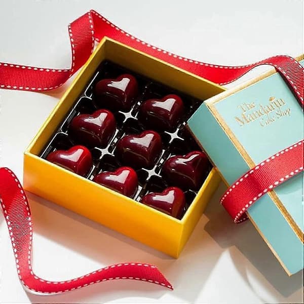 Transparent chokladform, transparent plastchokladform, transparent present