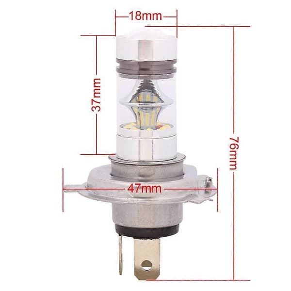 H4 850LM P43T 100W LED Bil Framlyktor Lampa Överraskningspresent