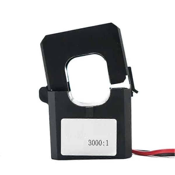 3000/1 Mini Split Core Strømsensor AC Åben Type CT 80A Klemme Højfrekvens Transformator Svart