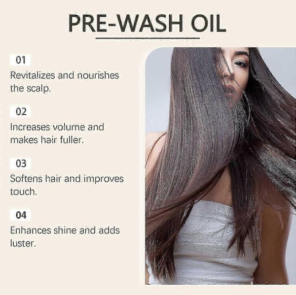 NY Rapunzel Hår Serum Pre-Wash Oliebehandling Boost Hårvækst 100ml_Specialtilbud 2pcs