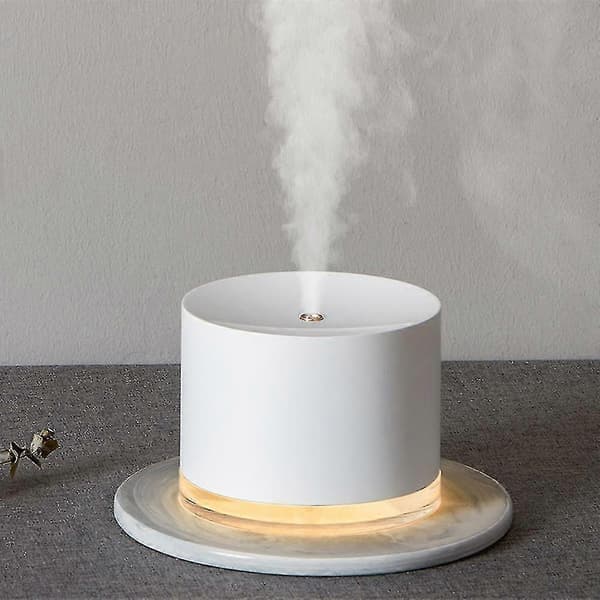 780ml Trådlös Arom Diffuser Luftfuktare Eterisk Olja - Uppladdningsbar, Portabel (1st, vit) Överraskningspresent
