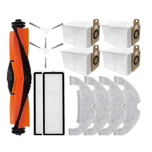 För Bot D10 Plus / RLS3D / Z10 Pro / L10 Plus Rullborste Sidoborste Filter Mopp Dammpåse Robotdammsugare Tillbehör Del