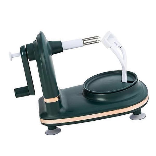 (Mörkgrön) Äppelskalare - MINIFINKER - Rostfritt stål - Mörkgrön - Modern design - Multifunktionell