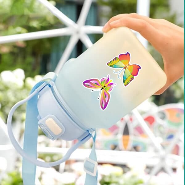50 kpl Tarroja Perhoset monivärinen_Superlahja multicolor