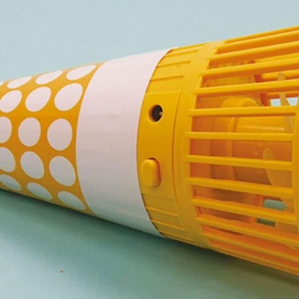 Sød, let, bærbar minihalsventilator; USB-genopladelig, isformet, lydløs personlig ventilator (hvid) – AquaForge