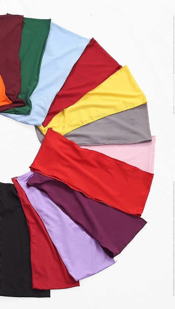 Pakke med 25 stk. | Gul | Spandex stolebånd uden spænde | Elastisk strækbart bånd til universelle klapstole til bryllup og fest