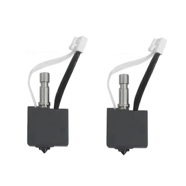 Hærdet stål 0,4 mm dyse Hotend Kit til S1 3D-printer Hotend Samlet ekstruder til S1 Combo 2 stk._Bra saker As Shown