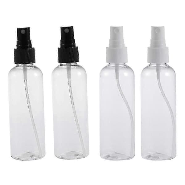 4 st plastsprayflaskor Sprayflaska Förpackningspump Sprayflaska Finfördelande Sprayflaskor Klämbar Sprayflaska