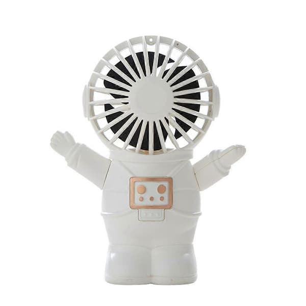 Mini Astronaut Handhållen Fläkt Bärbara USB Uppladdningsbara Fläktar för Hemmakontor Sovrum Sommar Utomhuskylare