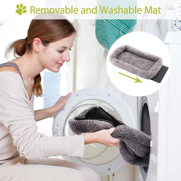 Breathable and Foldable Cat Carrier with Plush Mattress (max 7 kg, 44 * 31 * 34 cm)