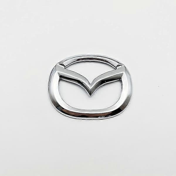 Krom Sølv Bil Ratt Emblem Logo Merke for Mazda 3 6 CX-3 CX-5 CX-9