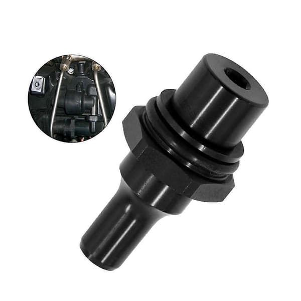 Bil Positiv Vevhusventilation N54 PCV Ventil Aluminium Uppgraderad Ersättning för E82 E90 E92 E9X Överraskningspresent Black