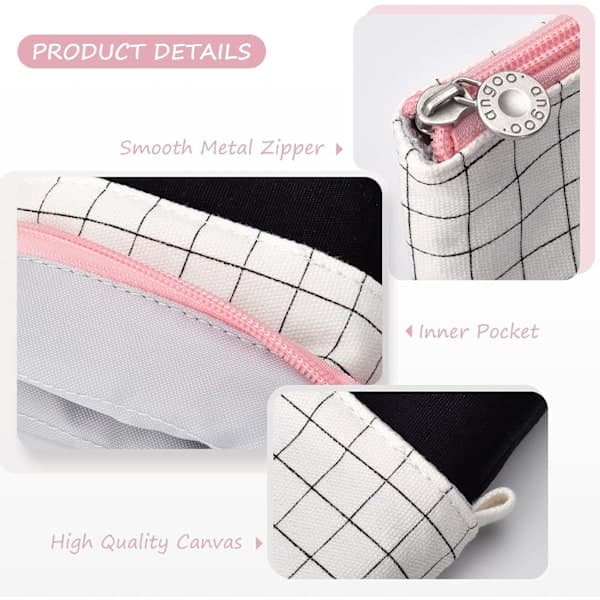 【Unique telescopic design】The cute pencil case has a retractable design. It is both a pencil case and a pen holder, and the height can be adjusted freely.