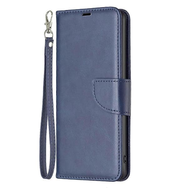 Højkvalitets lædercover med pung og stativ til Samsung Galaxy A35 5G Blue
