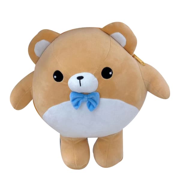 Bear Backpack Soft Plush Doll Toy Large Capacity Bag Adjustable Shoulder Strap for Travel Bear Free Size