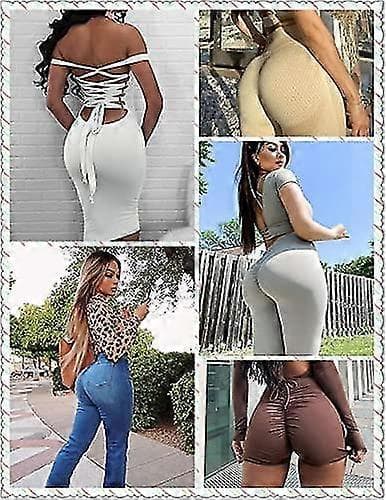 Shapewear för kvinnor med rumplyft, vadderade spetstrosor för höftförstärkning