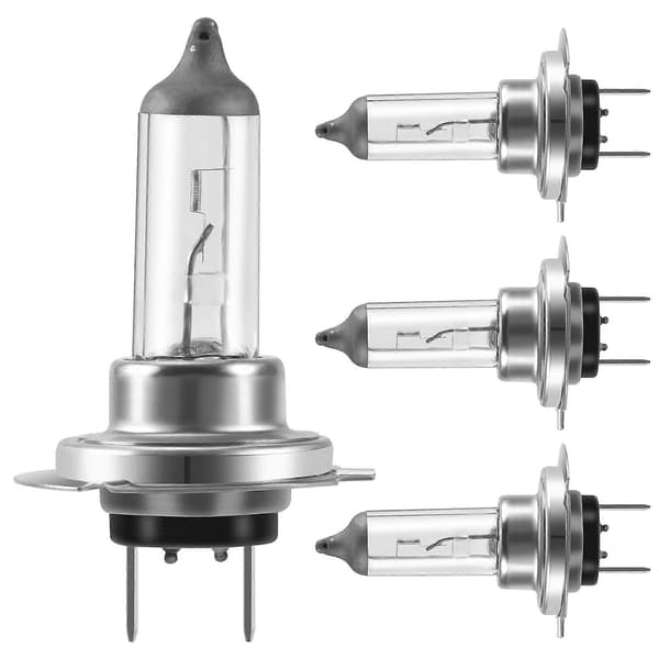 4 X H7 Bil Forlygtepærer 12V / 55W Halogen Standard Lampe Lys Silver