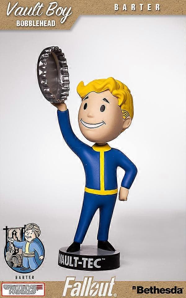 Fallout 4 Fallout Boy Q version 7 bobbleheads Vault Boy dockor i ask_Billiga presenter barter