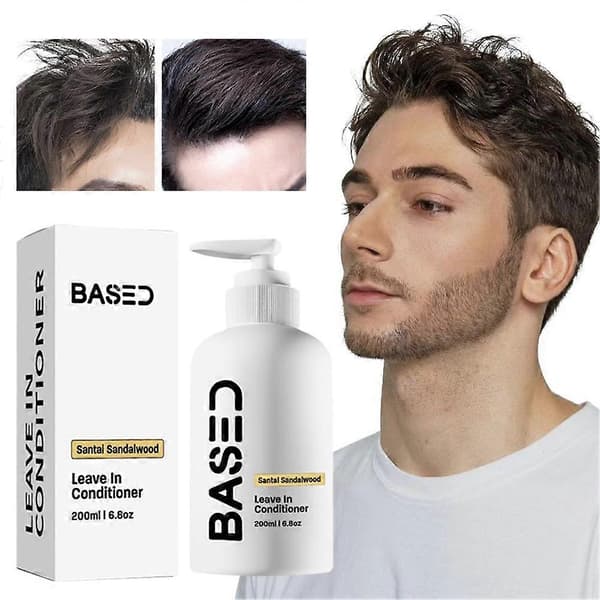 Men Leave In Conditioner 200ml Kontrollerar Omedelbart Frissighet Återfuktar Reparerar