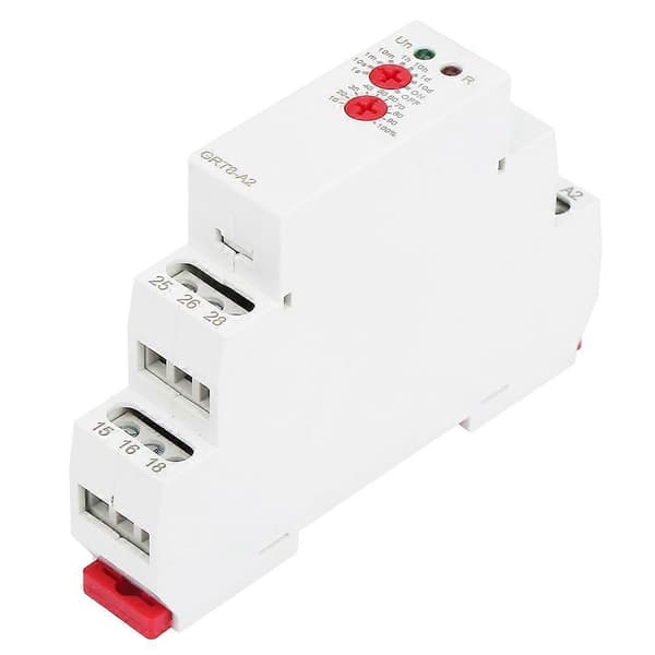 Enkeltfunktions DIN-skinne Tidsrelæ Industriel Kontrol Auto Timer Relæ GRT8-A2 (AC230V)