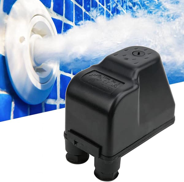 Water Pump Pressure Control Switch, 1.0-5.0bar IP44 Automatic Water Well Pressure Control Switch, G1/4\" Pressure Switch for Self-Priming Pumps, 3