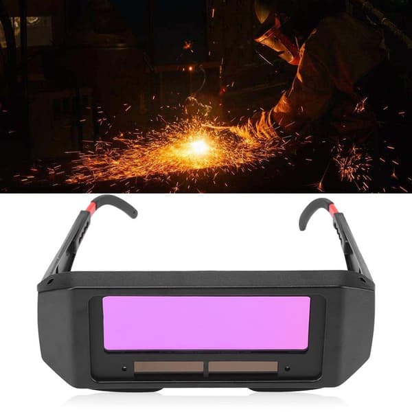 Welding Goggles, Solar Automatic Darkening Welding Mask Automatic Eye Protection Glasses Safety Lenses