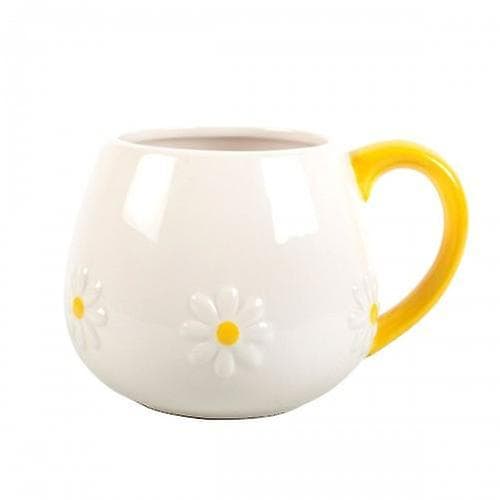 Forårstid Tusindfryd Krus Overraskelsesgave White/Yellow One Size