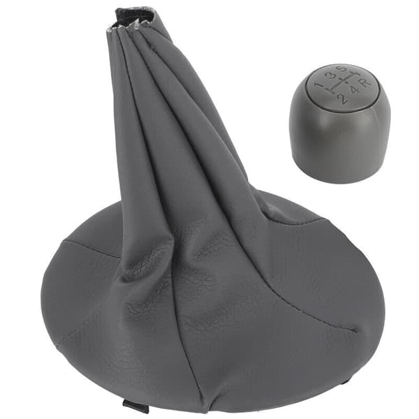 5-speed Gear Shift Knob with Gaiter Boot Replacement for Fiat Panda/500 500C