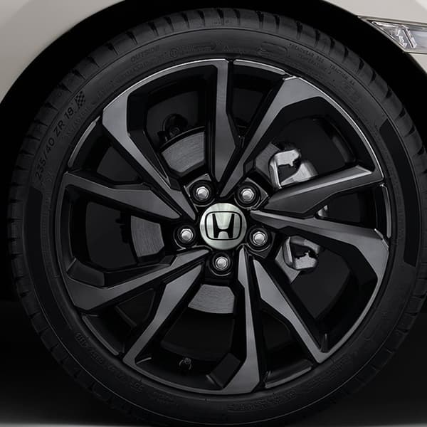 4-pak - Honda Kompatible Centerkapsler / Hjulkapsel Emblem - B 69mm - Silver 75