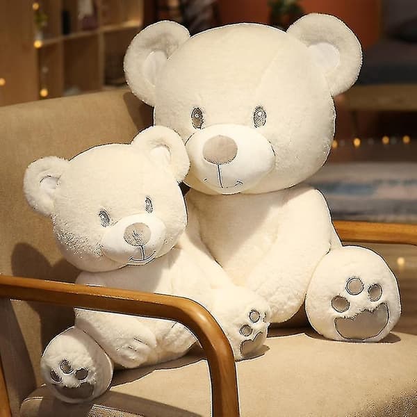 1 st Kawaii White Bear Plush Toys, Plush Doll Pillow