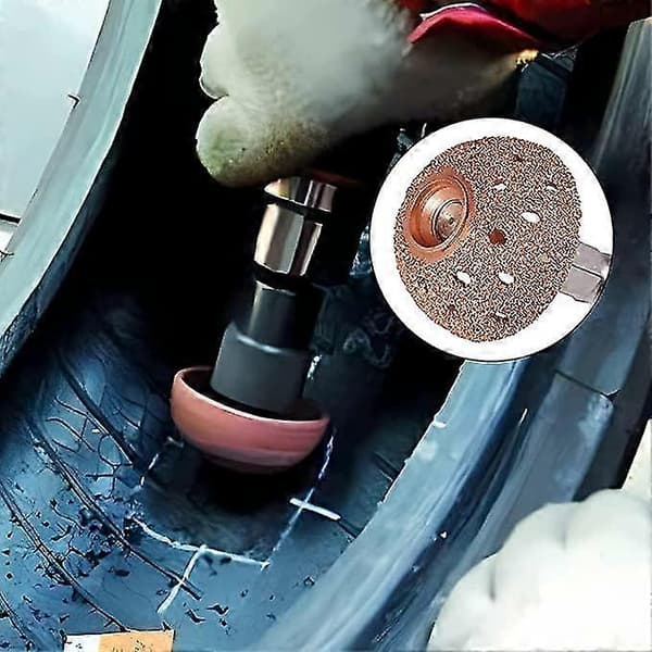 55 mm däckbuffert hjulskål typ sliphuvud volframstål däckreparationsverktyg hög kvalitet