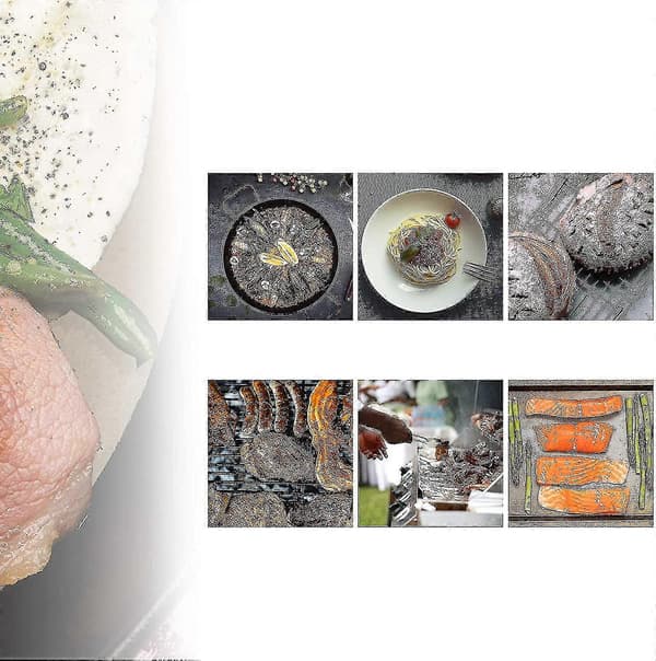 100 stk. runde bakepapir – 8 tommer non-stick fettsikkert bakepapir for grilling og matlaging
