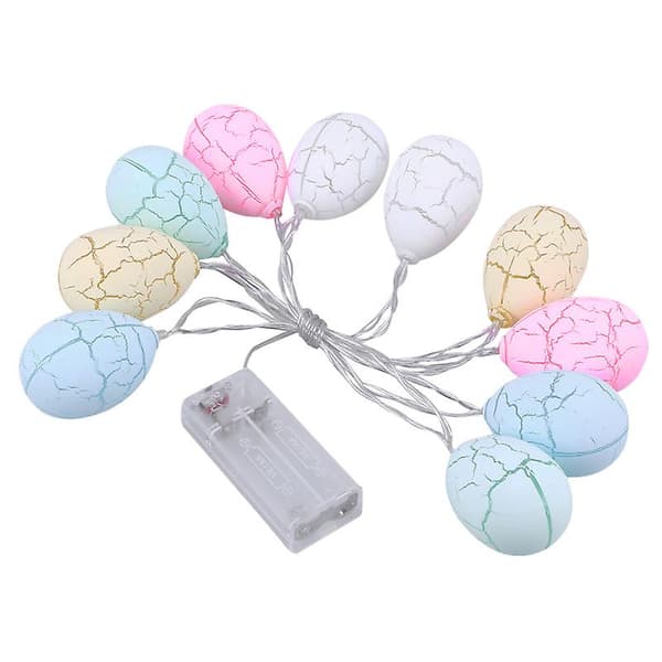 Easter Egg String Lights | Battery Operated Fairy Lights | 10 Lights Easter Decoration | Perfect for Spring and Bedroom Decorations